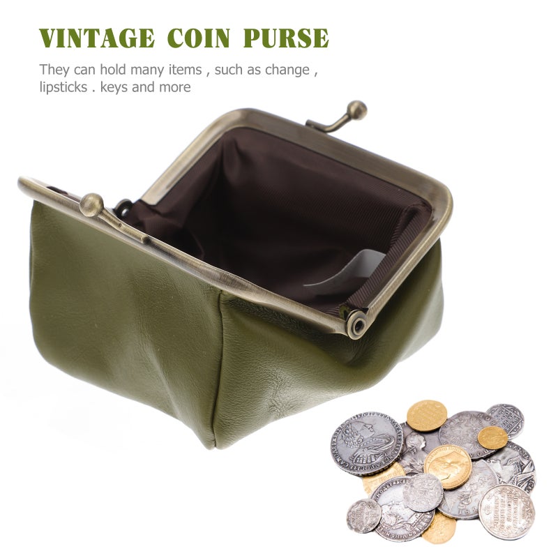 1Pc Female Cards Purse Key Wallet Holder Handbag Change Purse (Green) - Image 2