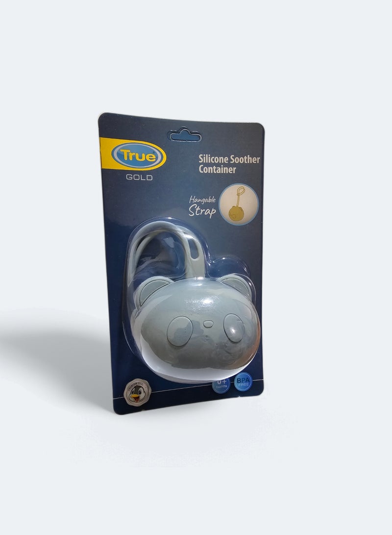 True Silicone Soother Container Hangable Strap