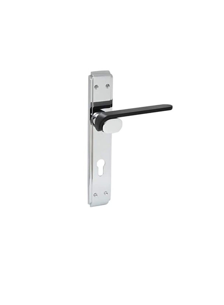 ROBUSTLINE Door Handle Zinc Silver and Black Color Robustline - Image 1
