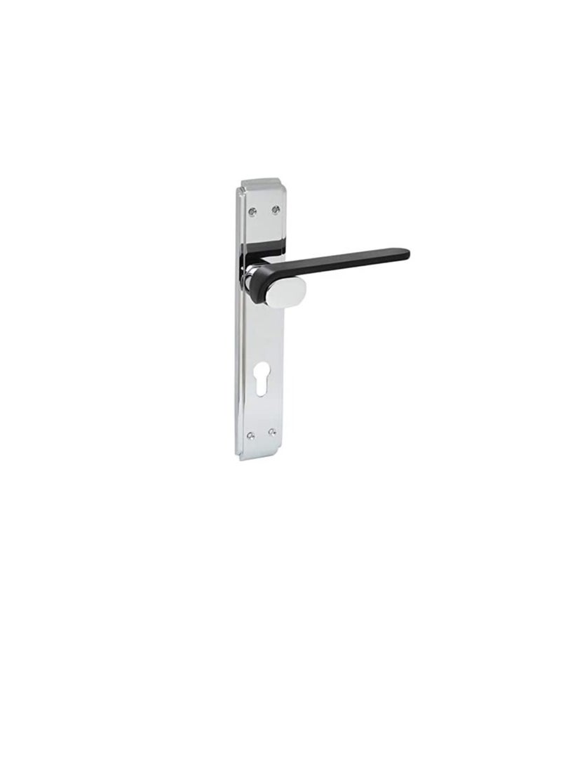 ROBUSTLINE Door Handle Zinc Silver and Black Color Robustline - Image 3