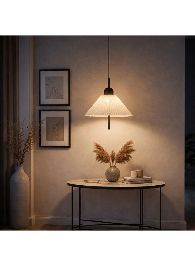 Chandelier A pendant light with an elegant design that combines a contemporary touch with refined simplicity, made from durable materials including reinforced board, plastic, and aluminum. - Image 4