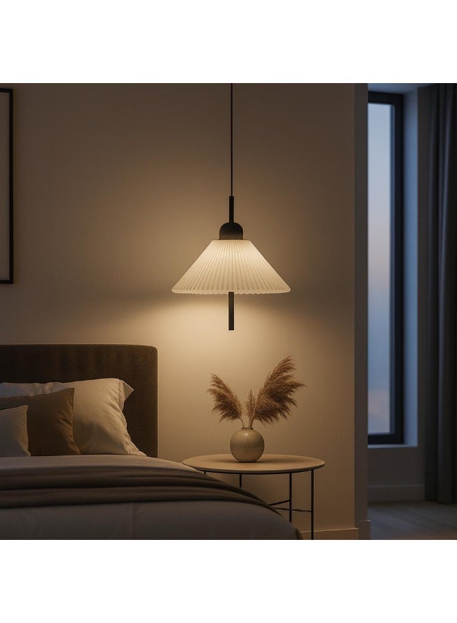 Chandelier A pendant light with an elegant design that combines a contemporary touch with refined simplicity, made from durable materials including reinforced board, plastic, and aluminum. - Image 2