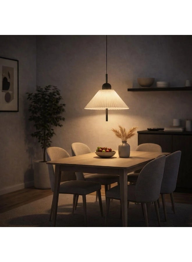 Chandelier A pendant light with an elegant design that combines a contemporary touch with refined simplicity, made from durable materials including reinforced board, plastic, and aluminum. - Image 3