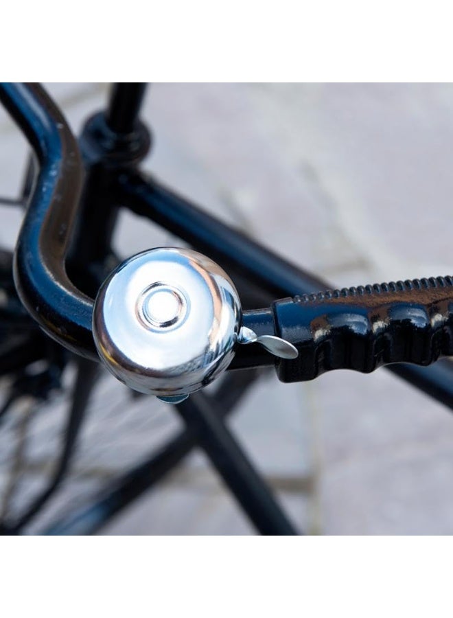 جرس دراجة هوائية معدني كلاسيكي | صوت قوي وواضح للتنبيه | سهل التركيب على المقود - Image 4