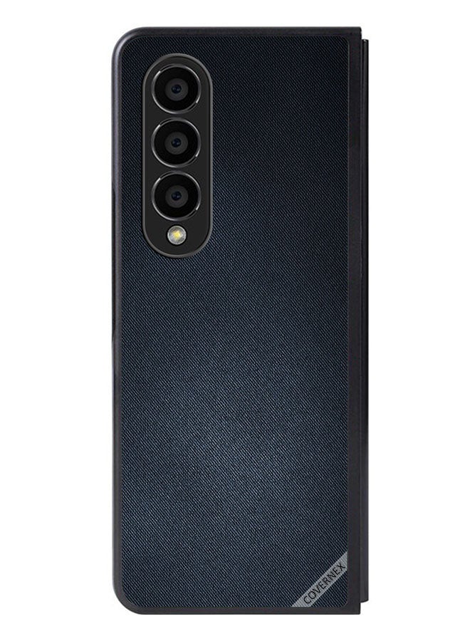 Covernex Protective Case Cover For Samsung Galaxy Z Fold 4 Jeans Pattern - Image 1