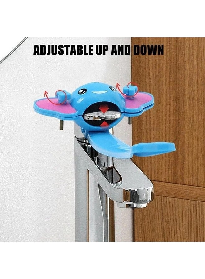 POCREATION Faucet Handle Extender Set. Connects to Sink Handle and Faucet to Make Washing Hands Fun and Teaches Your Baby or Child Good Habits and Promote Independence to Them.(Blue) - Image 3