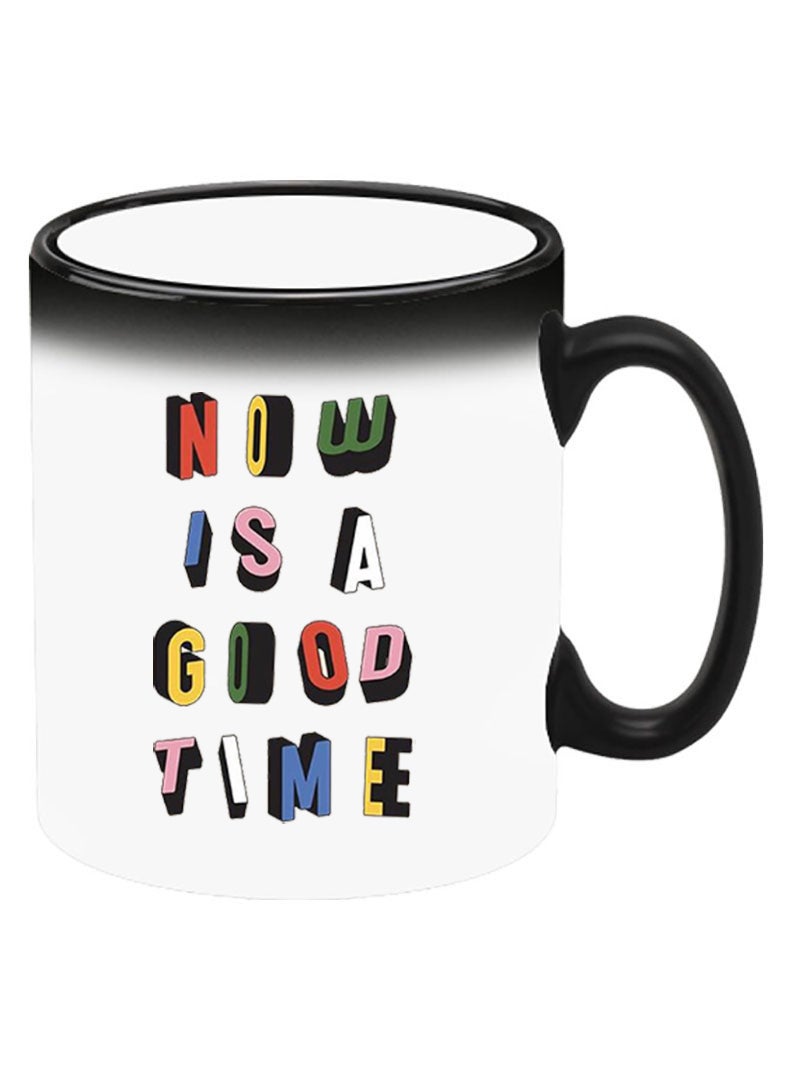 Theodor Color Changing Heat Sensitive Ceramic Mug, Image Revealed When HOT Liquid is Added! Good time - Image 2