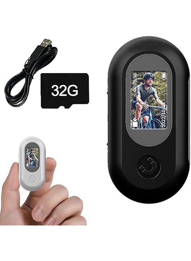 General Thumb Action Camera, 1080p Mini High Transparency Action Camera with Screen, HD 1080p Thumb Action Camera, Outdoor Waterproof Action Camera 