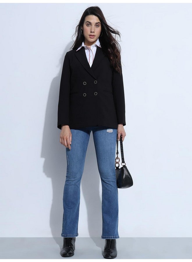 VERO MODA Women's Relaxed Jeans (115959601-Medium Blue Denim_Medium - Image 2