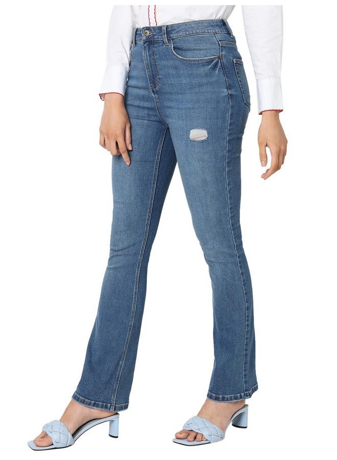 VERO MODA Women's Relaxed Jeans (115959601-Medium Blue Denim_Medium - Image 3