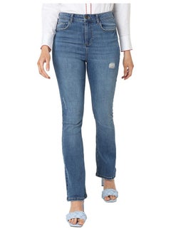 VERO MODA VERO MODA Women's Relaxed Jeans (115959601-Medium Blue Denim_Medium  - Image 1