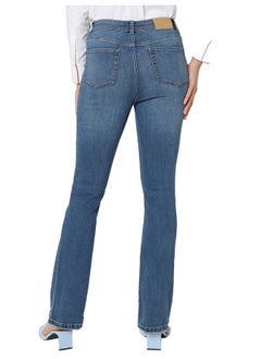 VERO MODA VERO MODA Women's Relaxed Jeans (115959601-Medium Blue Denim_Medium  - Image 4