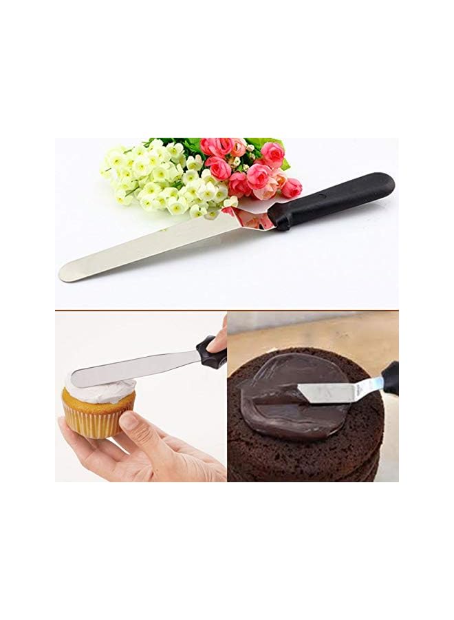 Raxoom Steel Butter Cream Cake Knife Spatula Icing Smoother Spreaders Frosting Fondant Cakes Cake Decorating Diy Tool - Image 2