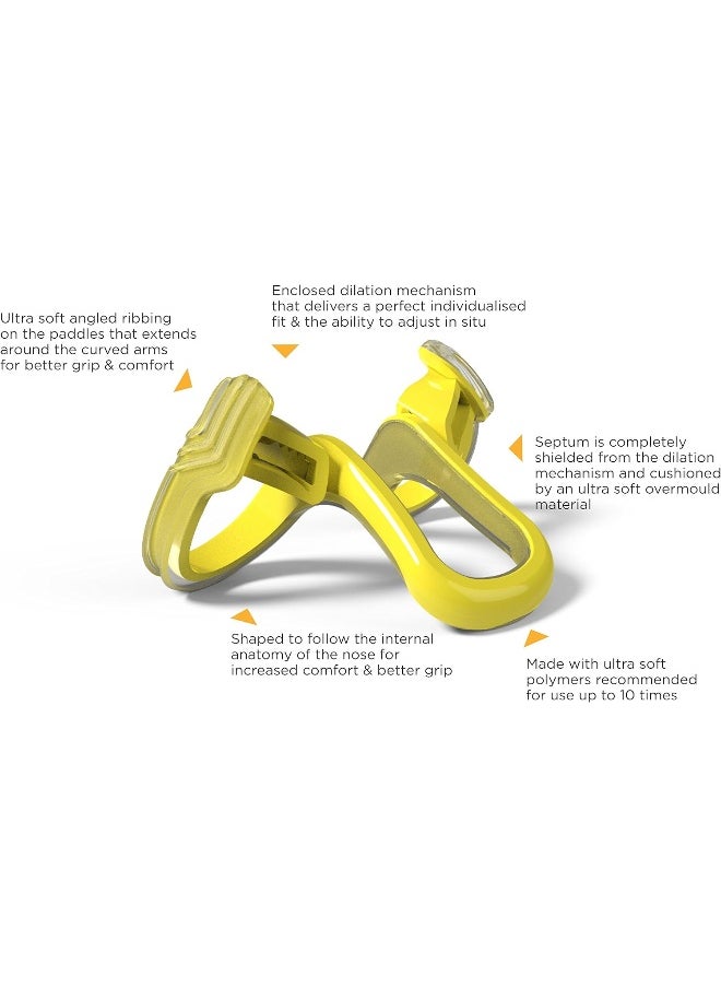 Rhinomed - Turbine Nasal Dilator For Athletic Breathing, Size Medium | Improves Airflow During Exercise | Flexible And Lightweight - Image 1