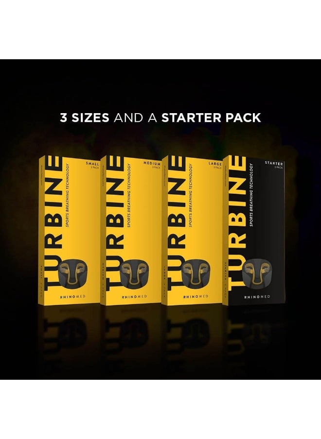 Rhinomed - Turbine Nasal Dilator For Athletic Breathing, Size Medium | Improves Airflow During Exercise | Flexible And Lightweight - Image 1