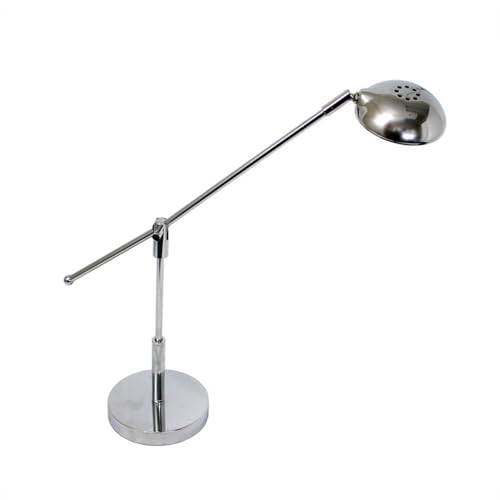 Simple Designs LD1035-CHR 21" 3W Balance Arm LED Desk Lamp with Swivel Head, Chrome - Image 3