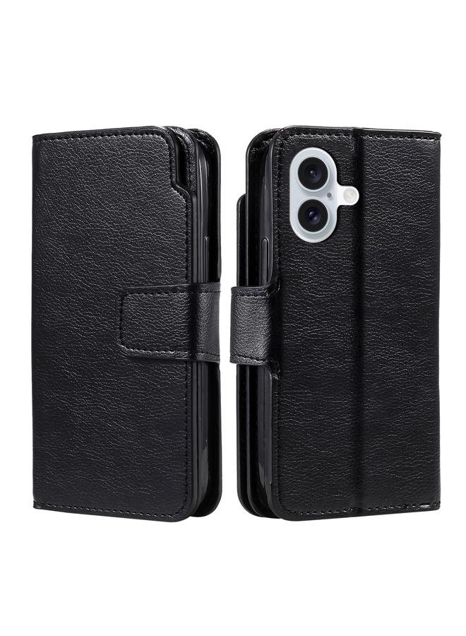 اس-توب جراب هاتف جلدي ثلاثي الطي مع 9 بطاقات لهاتف iPhone 16 - Image 2