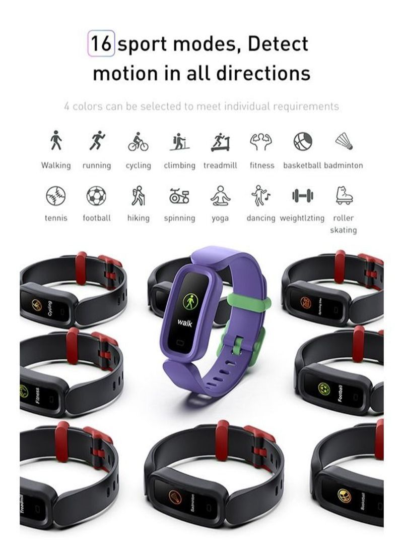 NIBEMINENT Smart Watch for Kids with Alarm Clock Drink Water Reminder Watch Black - Image 5