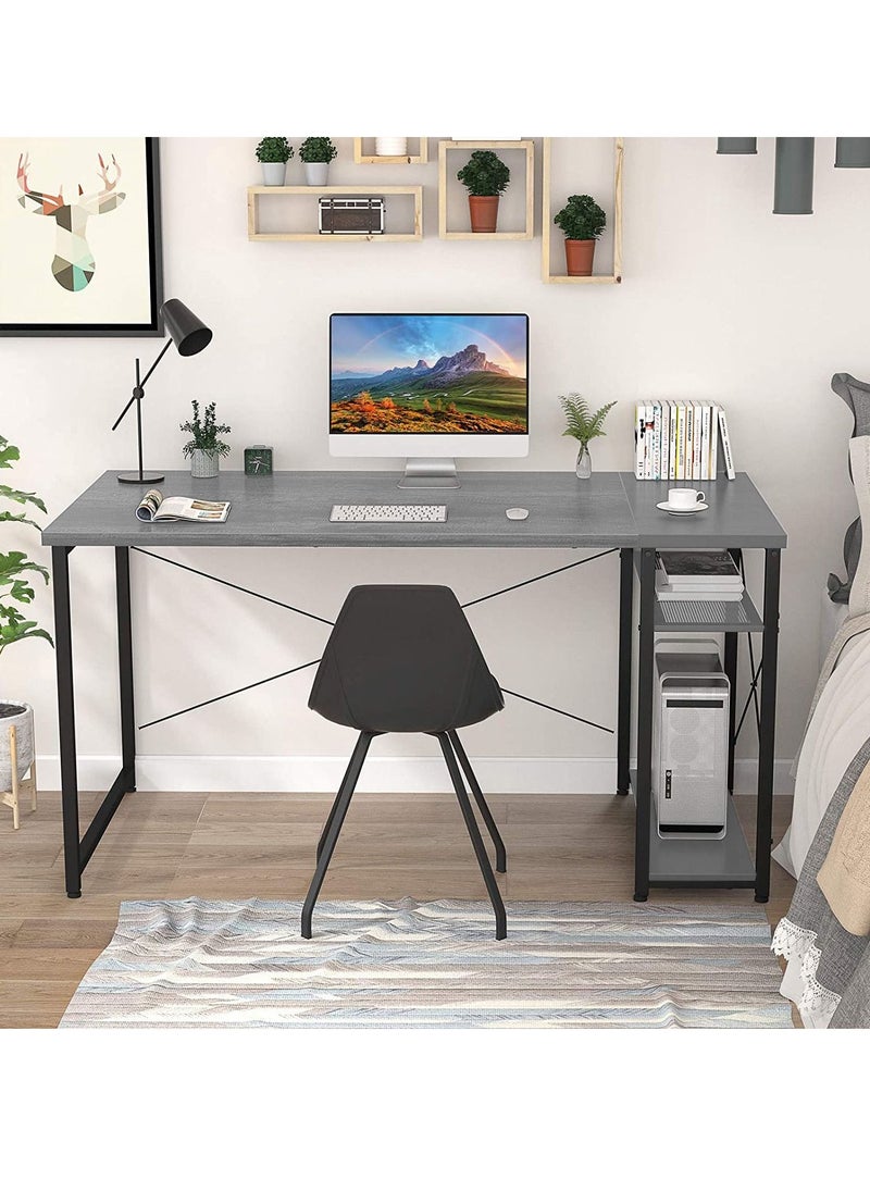 Home Gallery Office Desk Modern Style with Shelves 120 cm  - Image 1