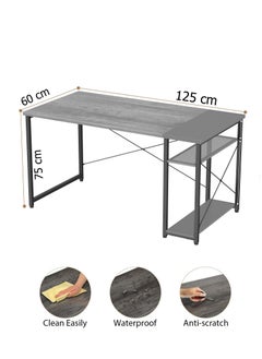 Home Gallery Office Desk Modern Style with Shelves 120 cm  - Image 2