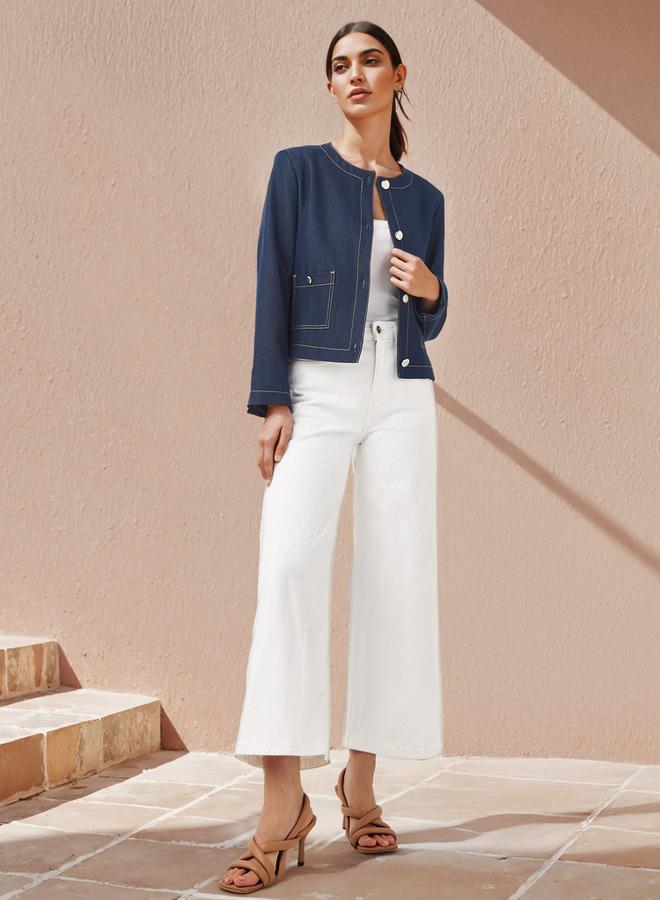 ايكونيك جاكيت شانيل من الدنيم - Image 2