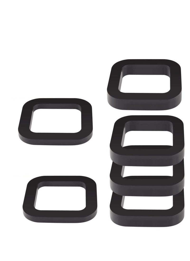Y&D 6 Pack 2 Inch Hitch Receiver Silencer Pad, for Adjustable Ball Mounts, Reduce Rattle, Multiple Size Combination, Compatible with Most Trailer  - Image 1