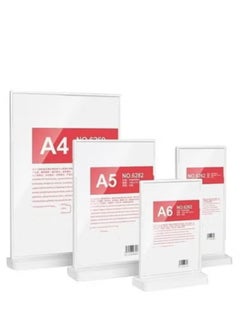 Eckek Eckek  ABS Plastic Sign Holder，Menu Displays T Shape Sign Stand  - Image 2