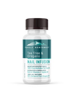 Purely Northwest Extra StrengthToenail Solution100 All NaturalTea Tree  OreganoEffective for Thick Discolored  Cracked NailsSoftens Dry Cracked Nails  Cuticlesby Purely Northwest 1oz 