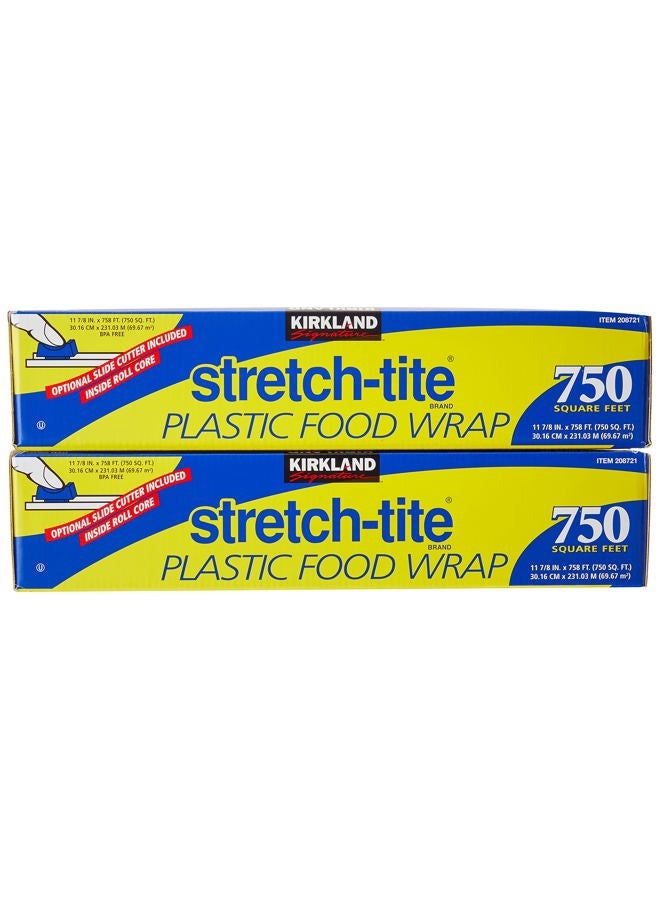 Kirkland SIGNATURE Stretch Tite Plastic Wrap Pack X 750' 1" (1500 Sq'), None, 2.0 Count 2 - Image 3
