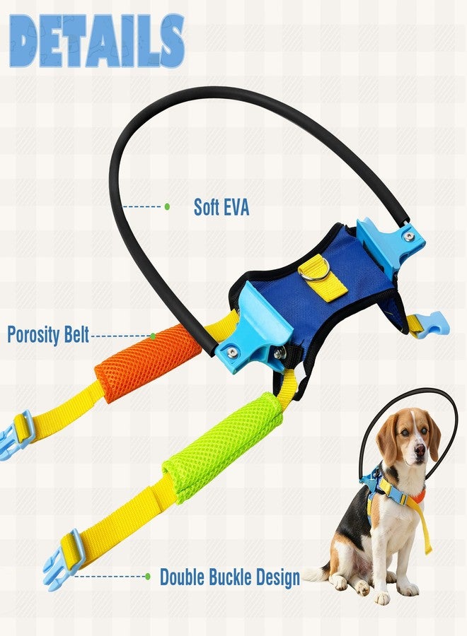 LetPetRun Protective Blind Dog Halo Collar, Adjustable Blind Dog Halo with Protective Ring, Lightweight Safety Collar Navigation Assistance for Visually Impaired Pets (9-13in) - Image 4