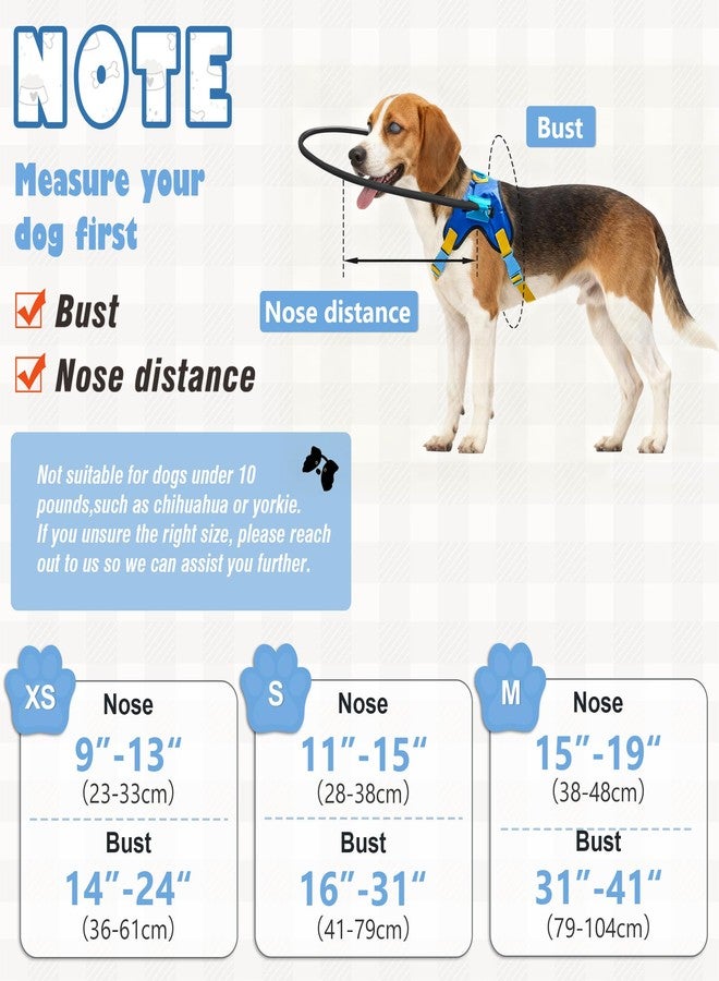 LetPetRun Protective Blind Dog Halo Collar, Adjustable Blind Dog Halo with Protective Ring, Lightweight Safety Collar Navigation Assistance for Visually Impaired Pets (9-13in) - Image 3