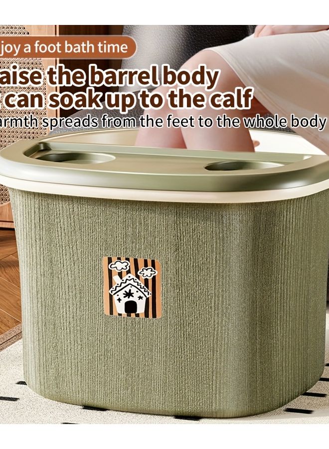 باني فوت سبا بني مزدوج الطبقات مع أسطوانات تدليك للحفاظ على الحرارة - Image 2