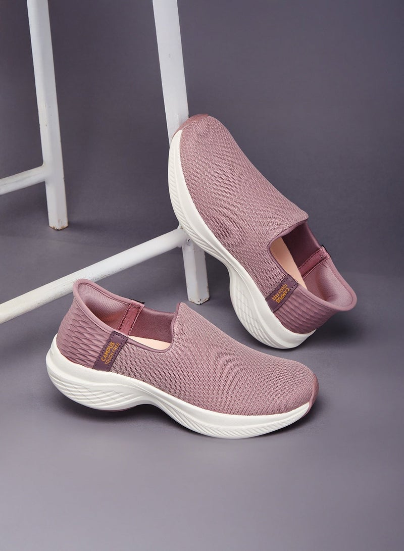 CAMPUS Women's Pink Slip On Shoes - Lightweight Shoes, Minimalist Patterned Designed Shoes for Elegance - Image 2