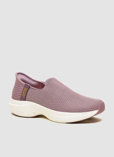 CAMPUS Women's Pink Slip On Shoes - Lightweight Shoes, Minimalist Patterned Designed Shoes for Elegance
