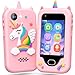 Lapare Kids Smart Phone for Girls Christmas Birthday Gifts for Girls Age 310Kids Toys Cell Phone Toddler Learning Play Toy Phone with Dual Camera Game Music Player and More 32G - Image 2