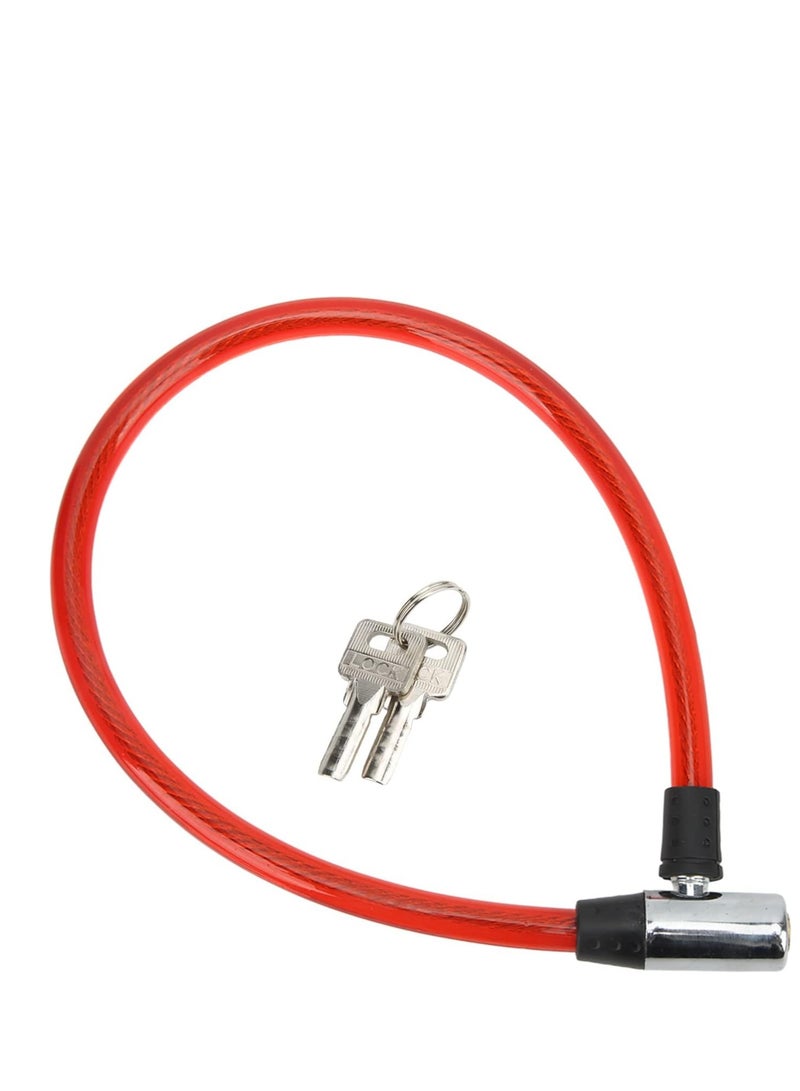 Generic Bicycle Cable, Bicycle Lock Cord Durable Material Portable Size Widely Used for Motorcycle Bicycle Gate  - Image 1