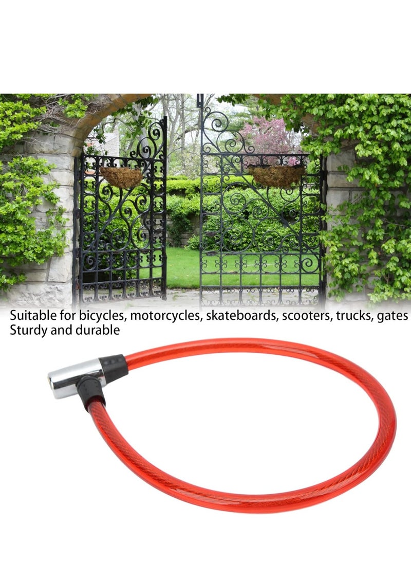 Generic Bicycle Cable, Bicycle Lock Cord Durable Material Portable Size Widely Used for Motorcycle Bicycle Gate  - Image 5