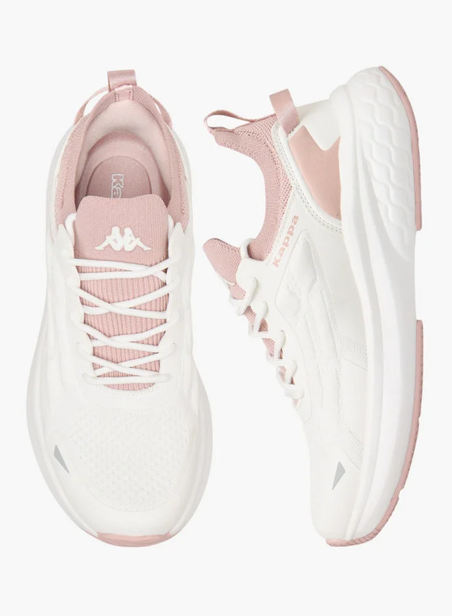 Kappa Women's Logo Print Sports Shoes with Lace-Up Closure