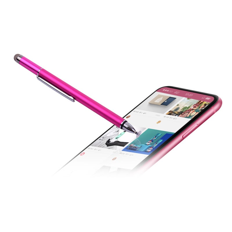 Stylus Pen: Environmental Metal Construction - Precision Responsive Microfiber Tip, Easy Tool-Free Tip Replacement, 2 Disc Tips + 2 Fiber Tips Included for All Capacitive Touchscreen Devices - Image 4