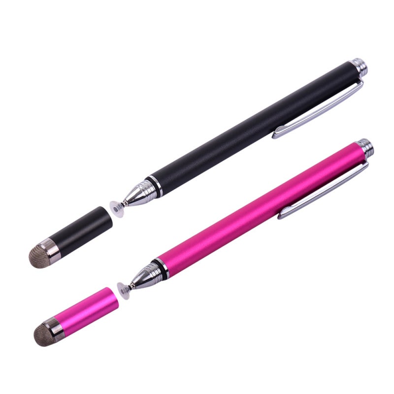 Stylus Pen: Environmental Metal Construction - Precision Responsive Microfiber Tip, Easy Tool-Free Tip Replacement, 2 Disc Tips + 2 Fiber Tips Included for All Capacitive Touchscreen Devices - Image 5
