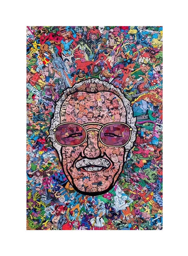 NIBEMINENT Stan Lee Movies Super Heroes Poster Wall Multicolour - Image 1
