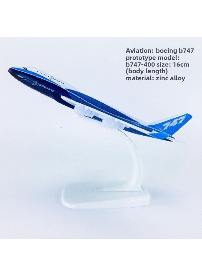 Special Offer-Alloy China Southern Airlines China Air China East China Airlines Hokkaido Airlines Artificial Aircraft Model-Color:16cmb747—400 Prototype  - Image 1