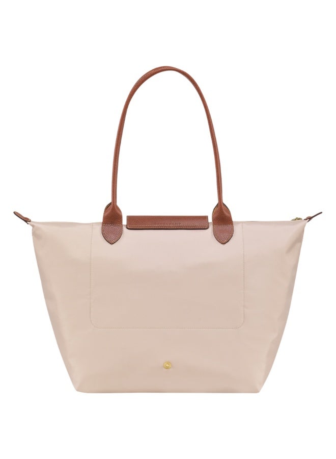 Longchamp Le Pliage Large Foldable Tote Bag, Cream Beige - Image 2