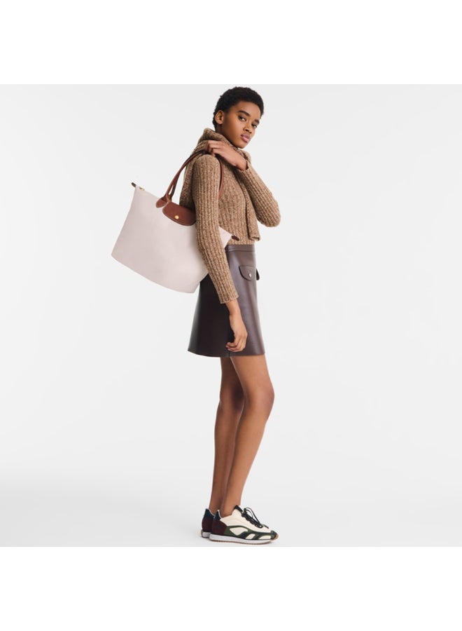 Longchamp Le Pliage Large Foldable Tote Bag, Cream Beige - Image 4