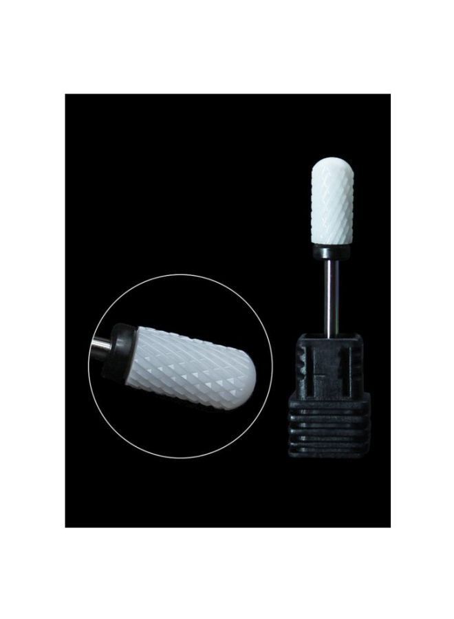 نيبمينينت لقمة مبرد أظافر برأس من السيراميك أبيض/فضي/أسود - Image 2