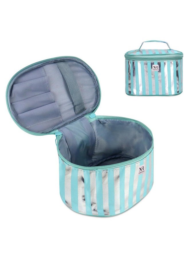 NFI essentials NFI essentials Small Stylish Makeup Organizer for Traveling Cosmetic Pouch for Girls Make up Pouch for Women  - Image 1