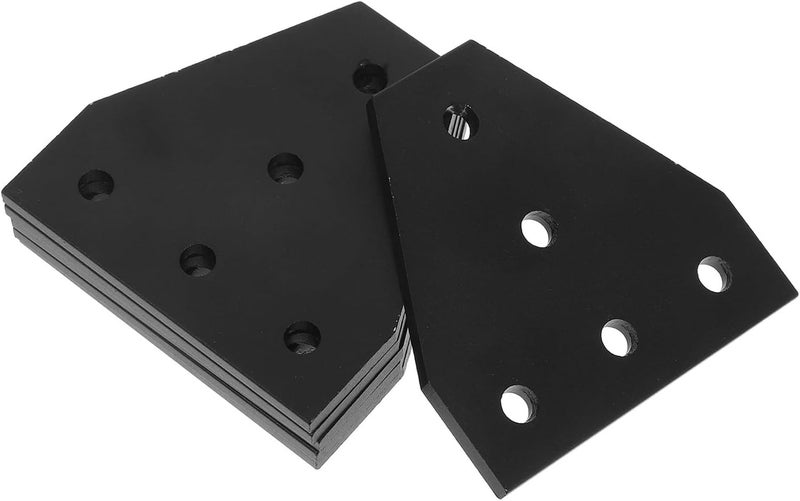 ULTECHNOVO 6pcs T-Shaped 5-Hole Aluminum Corner Connector Brackets for 2020 Aluminum Extrusion Profiles, Right Angle Metal Joint Plates for 3D Printer Frames and Industrial Structural - Image 1