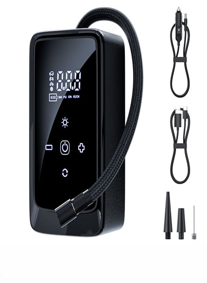 Cordless Car Air Pump 140 PSI Cordless Bike Pump Electric Bike Tire Pump for Car Motorcycle Bicycle Balls and More - Image 2