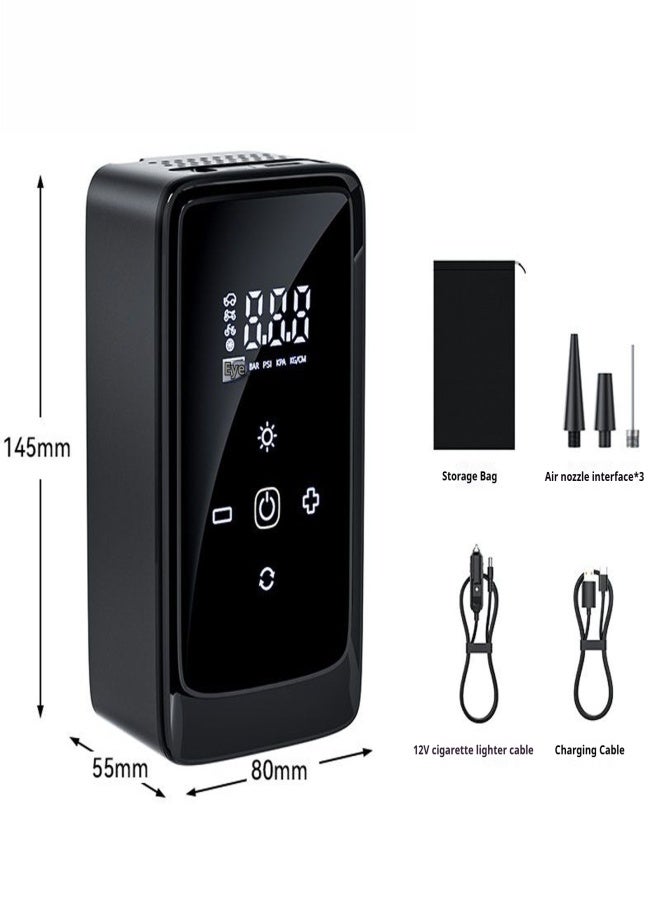 Cordless Car Air Pump 140 PSI Cordless Bike Pump Electric Bike Tire Pump for Car Motorcycle Bicycle Balls and More - Image 4