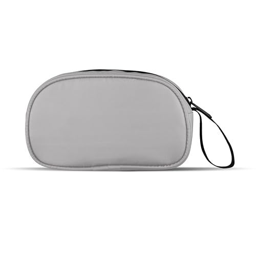 KUKLAR Premium Travel Pouch Multipurpose Carry Bag for Toiletries Cables Stationery Pencil Pouch and Daily Essentials Lightweight with Zipper for Travel School (Grey) - Image 3